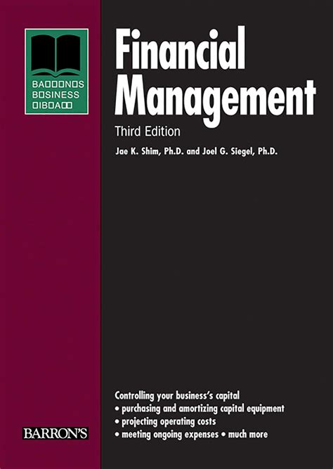 Financial Management | Book by Jae K. Shim Ph.D., Joel G. Siegel Ph.D ...