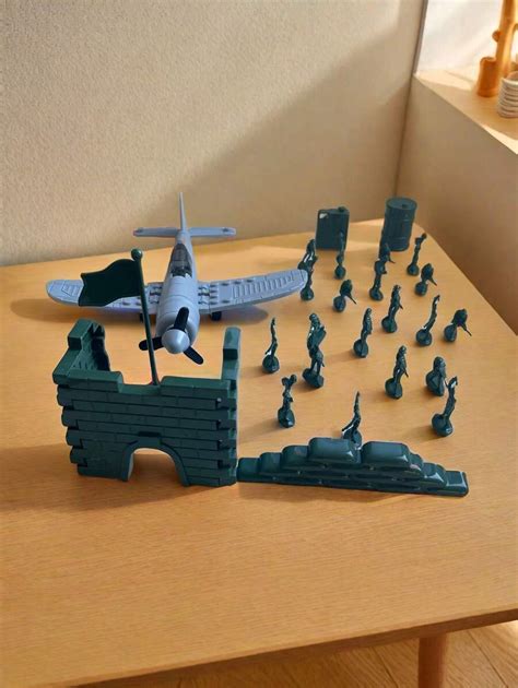 U.S. Toy Green Army Men Speelgoed Soldaten Set, Jachtvliegtuig ...