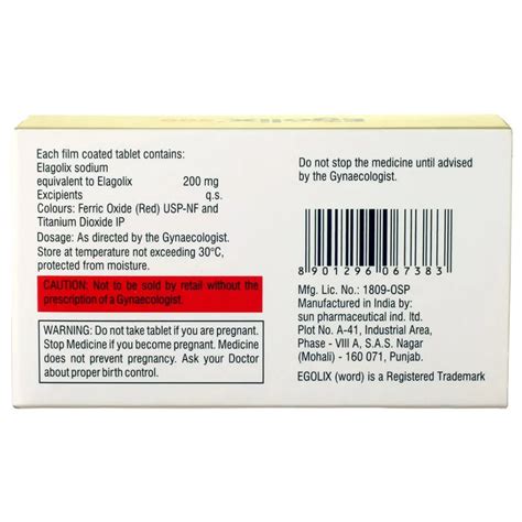 Buy Egolix 200 Tablet 10's online | Uses, Side Effects, Price and ...