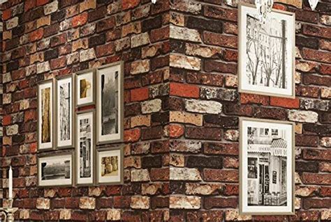 Buy Eurotex® Wallpaper Rolls Modern 3D Real Brick Design Wall coverings ...
