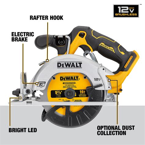 Dewalt DCS565B 20-Volt MAX Cordless Brushless 6-1/2, 40% OFF