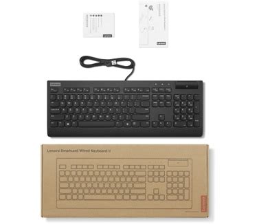 Lenovo Smartcard Wired Keyboard II, Qwertz CH: beste prijs - Tweakers