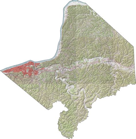 Cabell County Map, West Virginia - US County Maps