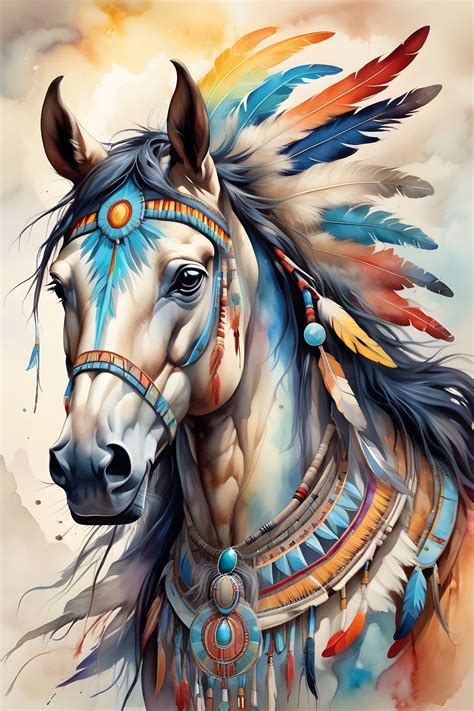 Pin by Chaynee on Wallpaper in 2025 | Native american horses, Indian horses, Horse drawings