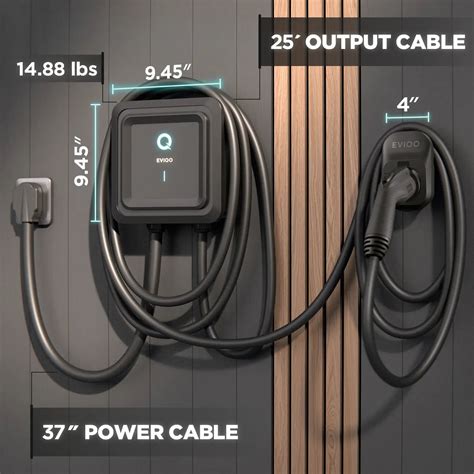 EVIQO Level 2 EV Charger GEN 2 NEMA 14-50 PLUG-IN (240V) - 40 Amp