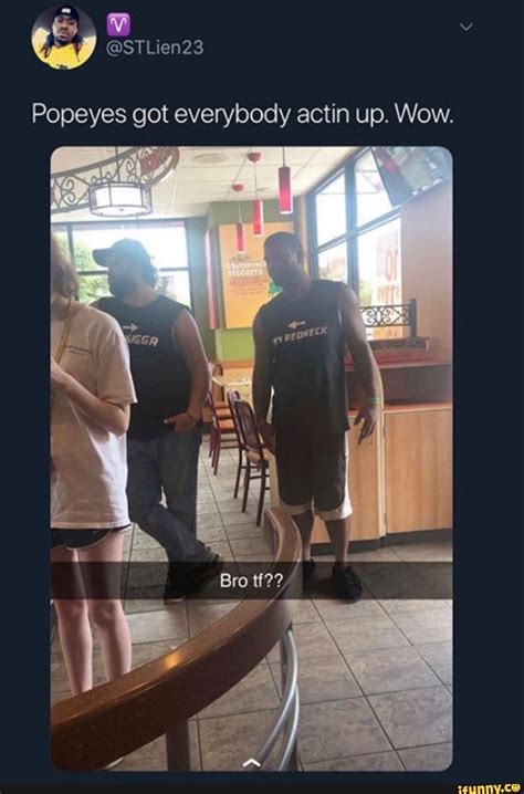 W Popeyes got everybody actin up. Wow. - iFunny | Funny games, Memes ...