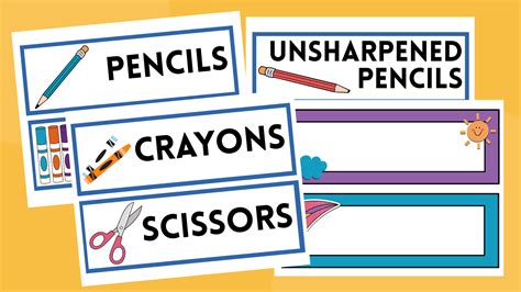 Free Printable Classroom Labels To Organize Your Classroom - December 2025