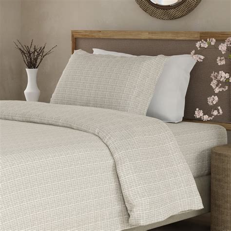 Buy BOUTIQUE LIVING Cottage Garden Cotton 300TC Geometric Print 2Pcs ...