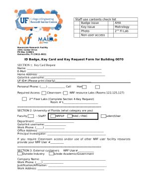 Key Request for Building Doc Template | pdfFiller