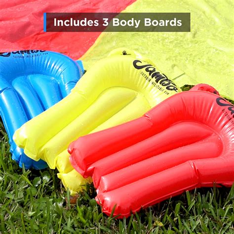 Jambo Triple Lane Slip, Splash and Slide (Newest 2022 Model) for ...