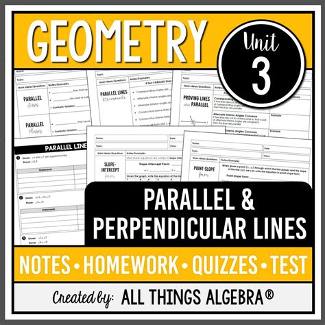 Image result for Parallel and Perpendicular Lines in Geometry