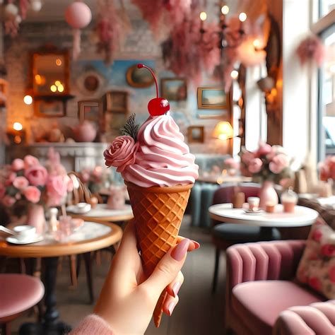 Download Ice Cream, Cafe, Sweet. Royalty-Free Stock Illustration Image ...