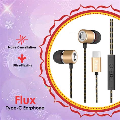 Buy PTron Flux In-Ear Stereo Headphones, Get PTron Cradle USB Type-C D ...