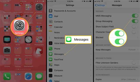 Changing Text Message Settings On iPhone 的图像结果