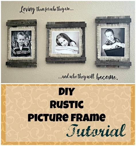 Image result for Making a Rustic Picture Frame