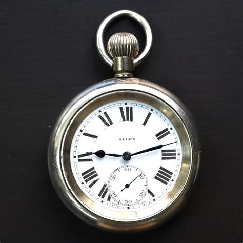 Selex LNER Railway Pocket Watch 15 jewels 懐中時計 イギリス鉄道時計 ヴィンテージ 不動品ジャンク品 ...