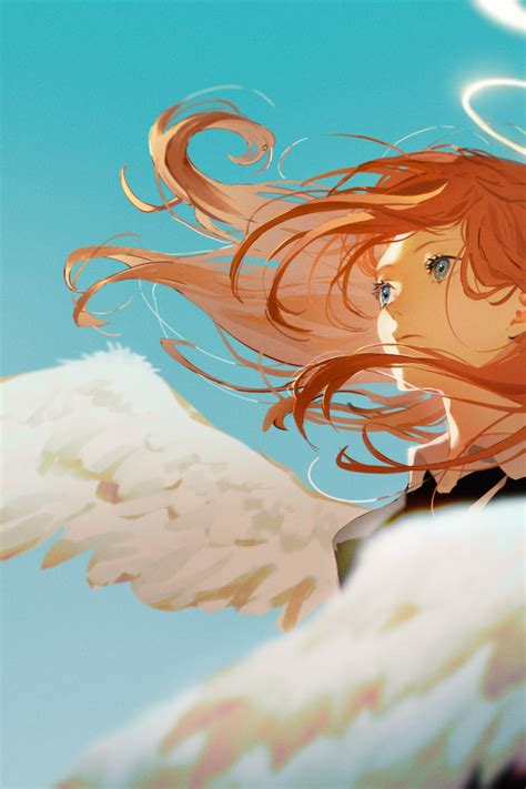 Download wallpaper the sky, angel, the demon, fantasy, guy, Chainsaw ...