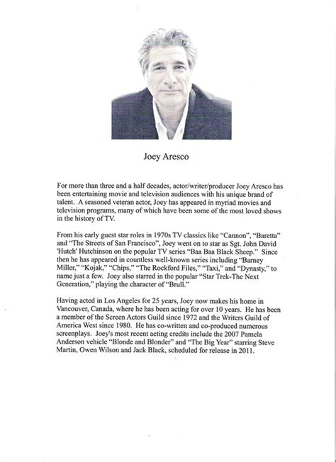 Actors Biography Example 的图像结果