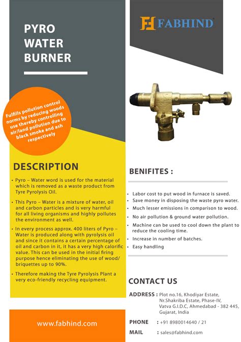 Pyro Water Burner