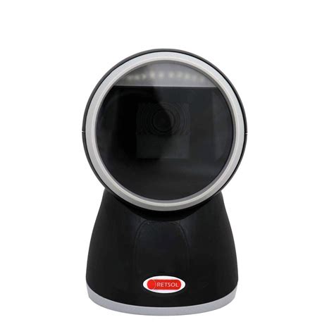 RETSOL PD-3000 USB 1D 2D QR Code Wired Barcode Scanner Omni Directional ...