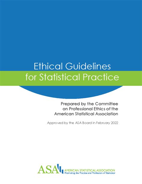 Ethical Guidelines for Statistical Practice 的图像结果