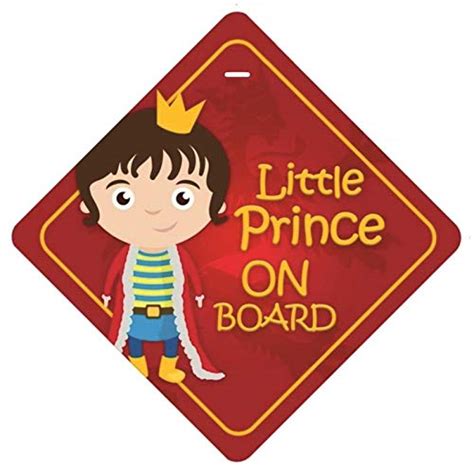 KaaHego Littlr Prince ON Board Safty Windows Car Sticker (Pack of 2) CV ...