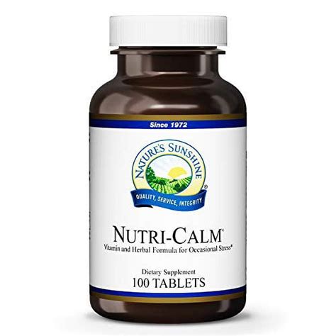 Nature\'s Sunshine Natures Sunshine Nutri-Calm Tablets - Pack of 200 ...