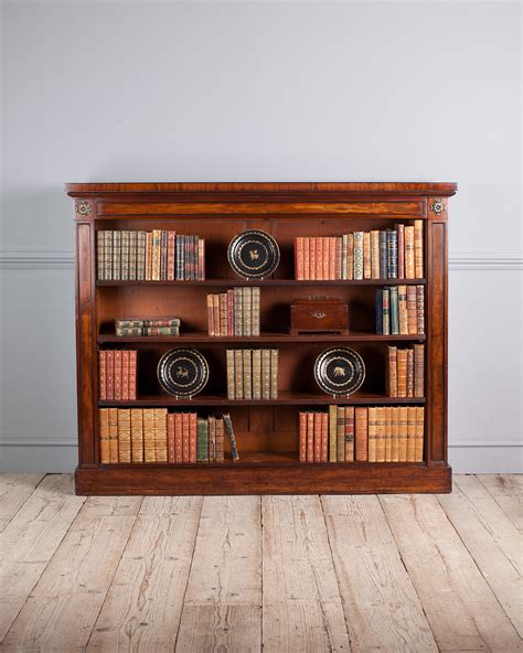 Antique mahogany bookcase , open bookcase, vintage bookcase, dwarf ...