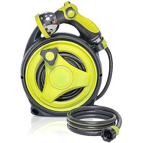 YASHINE Retractable Garden Hose Reel, Portable Hose Reel, India | Ubuy