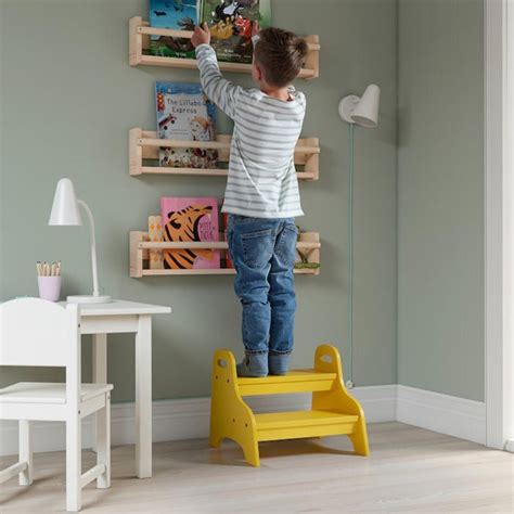 IKEA TROGEN Kids Step Stool Yellow | Digital Shoppy — digitalshoppy.in