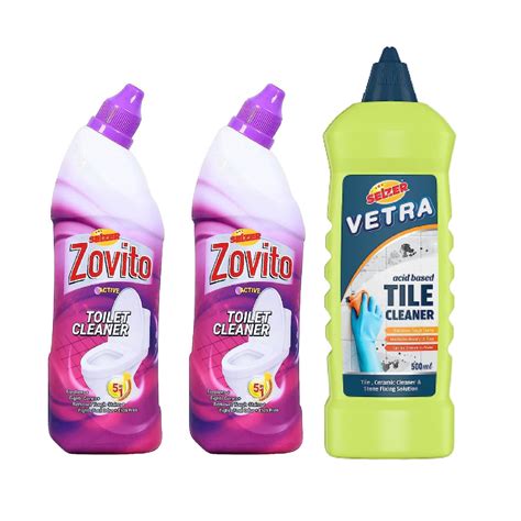 Complete Bathroom Cleaning: Selzer Toilet Cleaner + Tile Cleaner ...