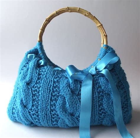 Knitting Handbag Tutorial 的图像结果