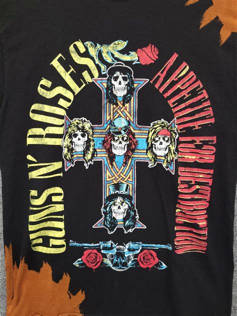 Gun N' Roses Shirt Men's Size Small Appetite for Dest… - Gem