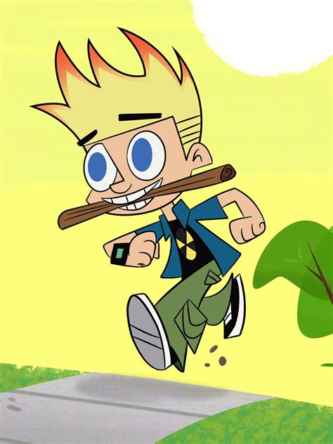 Download Johnny Test posing in a lab with Dukey, his genetically ...