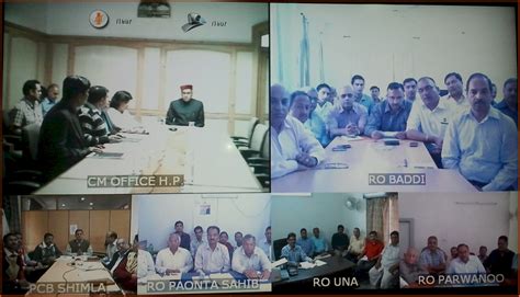 Launch of Video Conference Facility by Chief Minister, Himachal Pradesh ...