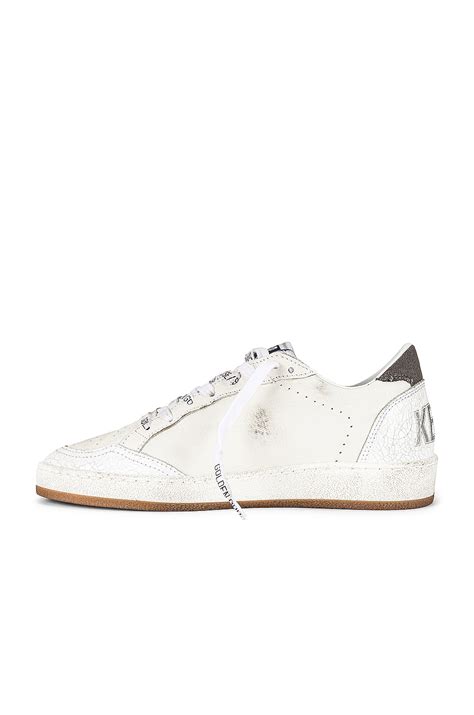 Golden Goose Ball Star Sneaker in White, Beige, Brown, & Black Leopard ...