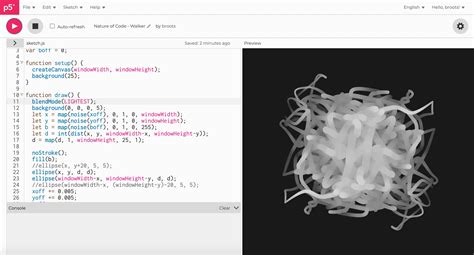 JavaScript Random Walk 的图像结果