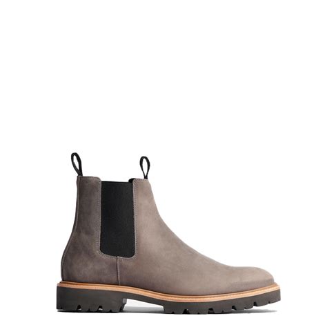 Midnight Double Strip Leather Chelsea Boot