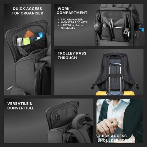 Phenom - 35 litres, Anti Theft Laptop backpack (15.6 inch laptops) – GODS