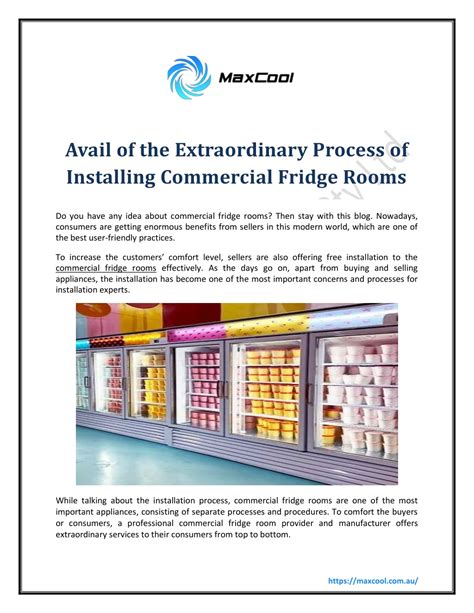 PPT - Avail of the Extraordinary Process of Installing Commercial ...