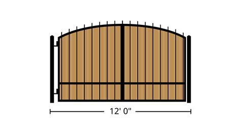 Image result for Single 12 Gate with Columns