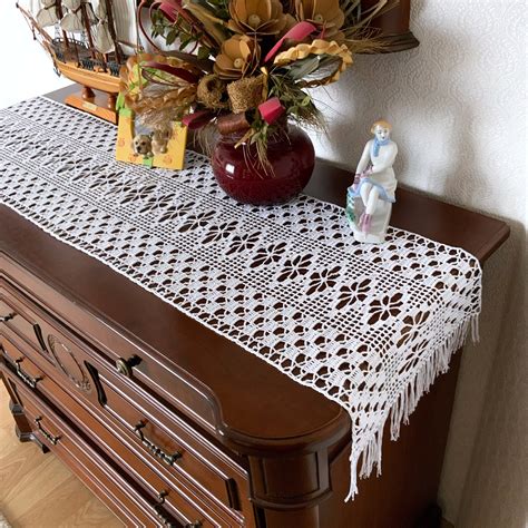 Image result for Crochet Doily Table Runner Patterns
