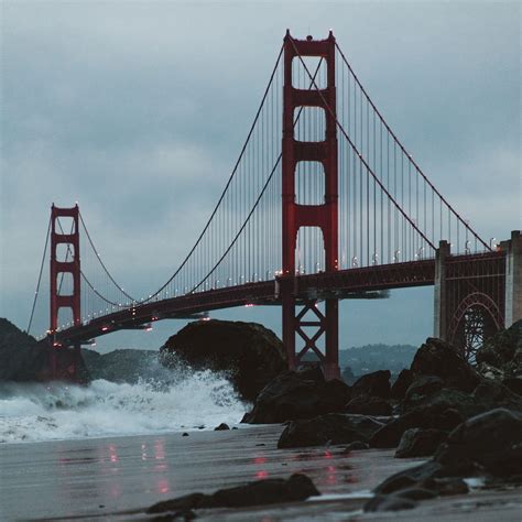 Download wallpaper 2780x2780 bridge, foam, coast, blocks, spray ipad ...