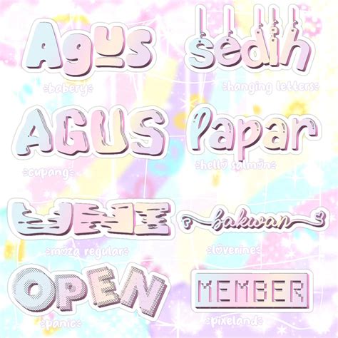 rekomendasi font idea | Kartu 3d, Font huruf, Foto sampul fb
