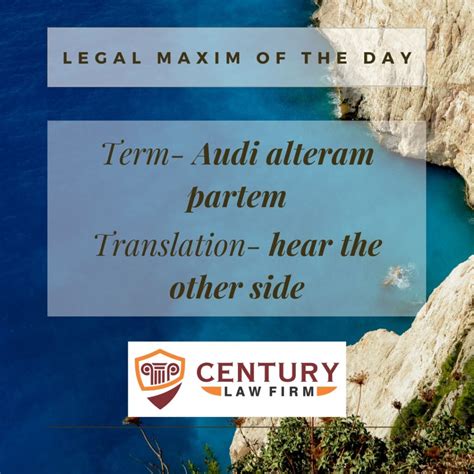 Audi Alteram Partem - Legal Maxim Meaning and Explanation
