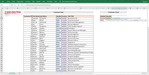 Image result for Excel Countifs Tutorial