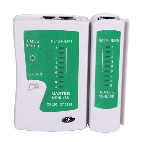 SpeedUF Network Tester Rj45/Rj11 Adsl İnternet Kablo Test Cihazı Cat5/Cat6