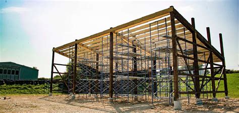 How to Build a Post Frame Building 的图像结果