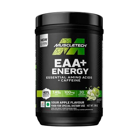 Muscletech EAA+ Energy 30 Servings – NutraCore