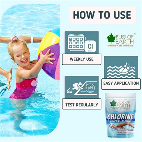 Bliss of Earth Japanese Chlorine Tablets for Cleaning Swimming Pool ...
